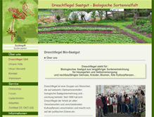 Tablet Screenshot of dreschflegel-saatgut.de